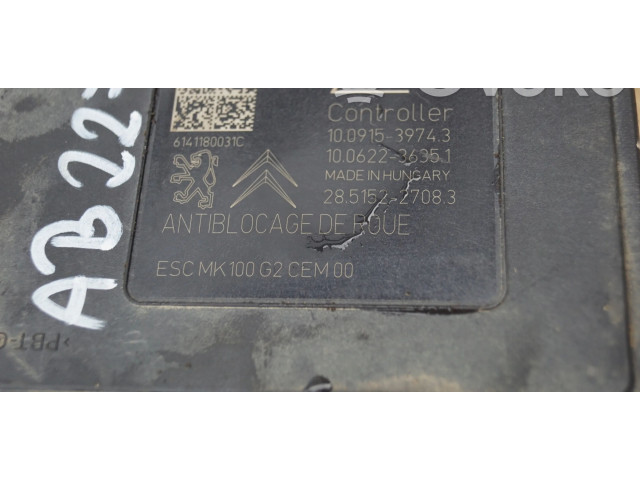 Jednotka ABS 9809312580   Peugeot 2008 I 2013