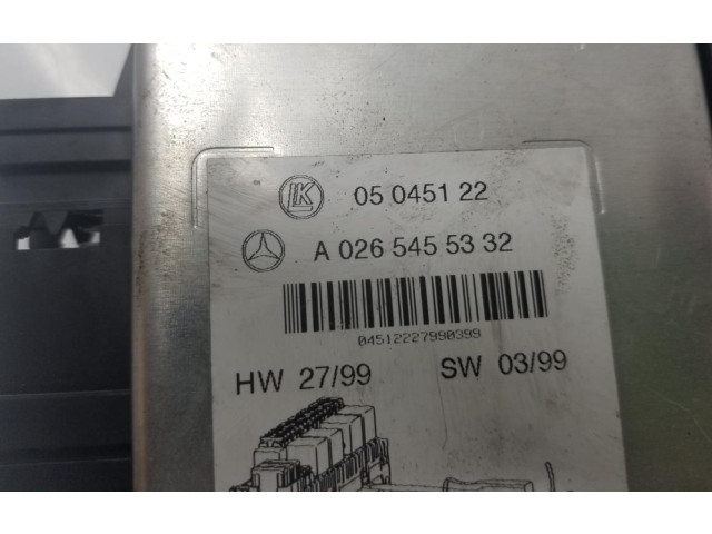   Pojistková skříňka A0265455332   Mercede-Benz S W220 2001