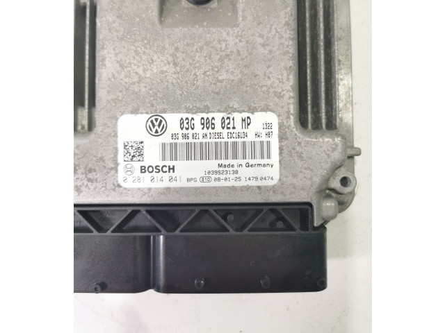 Блок управления двигателя 0281014041, 03G906021MP   Volkswagen Touran I