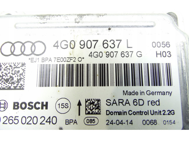 Блок подушек безопасности 4G0907637L   Audi A6 S6 C7 4G