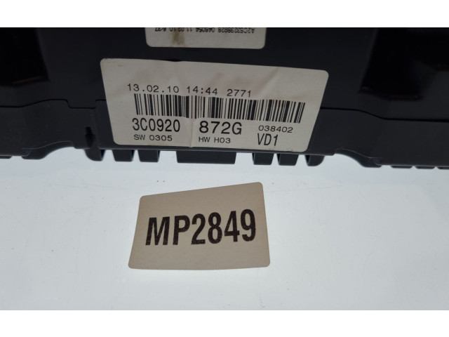 Панель приборов 3C0920872G   Volkswagen PASSAT B6       