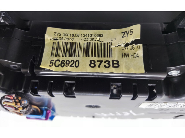 Přístrojová deska  Volkswagen Jetta VI 2014 5C6920873B  