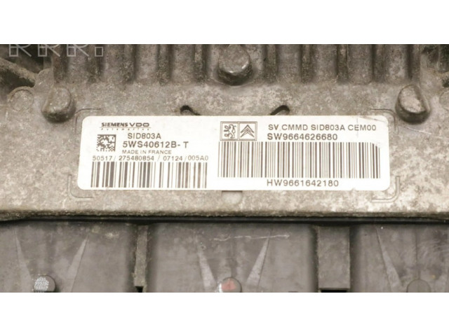 Блок управления двигателя 5ws40612b-t, SID803A   Citroen Jumpy