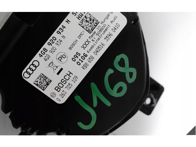 Панель приборов 4G8920934N, 0263725109   Audi RS7 C7       