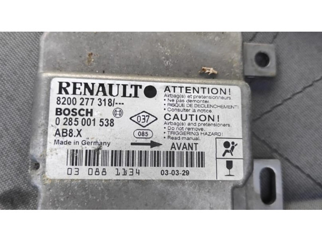 Блок подушек безопасности 8200277318   Renault Clio II