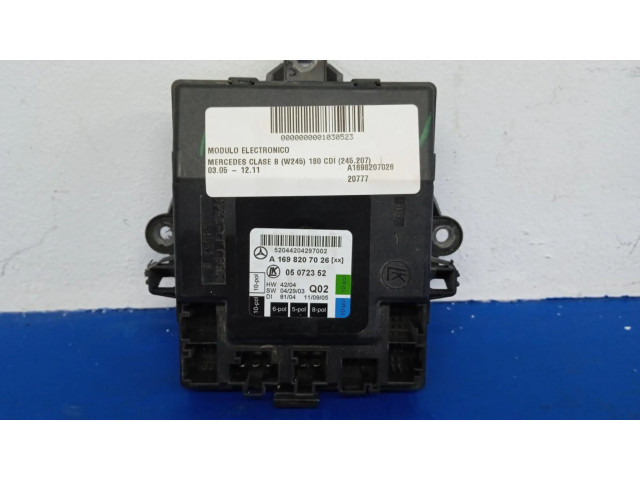 Řídící jednotka A1698207026, MODULOELECTRONICO   Mercedes-Benz B W245 