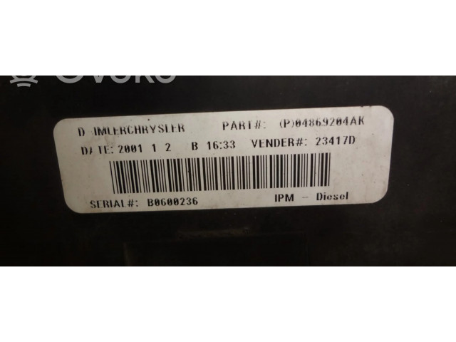 Блок предохранителей  04869204AK, P048869204AK   Chrysler Grand Voyager IV    