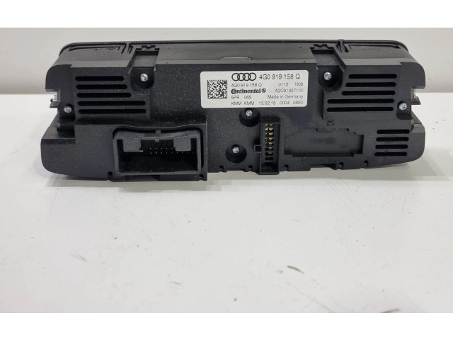 Блок управления климат-контролем 4G0919158Q, A2C91427100   Audi A6 S6 C7 4G