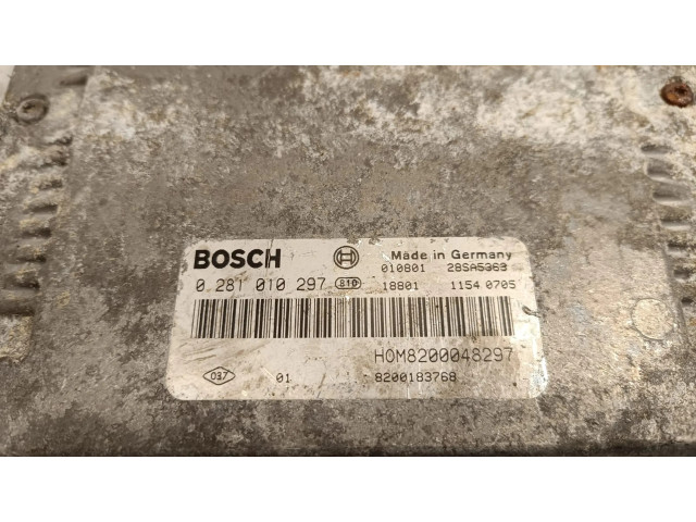 Řídící jednotka 0281010297, 8200048297   Renault Laguna II 2004