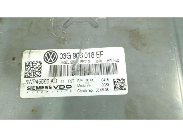 Řídící jednotka 03G906018EF   Volkswagen Touran III 2020