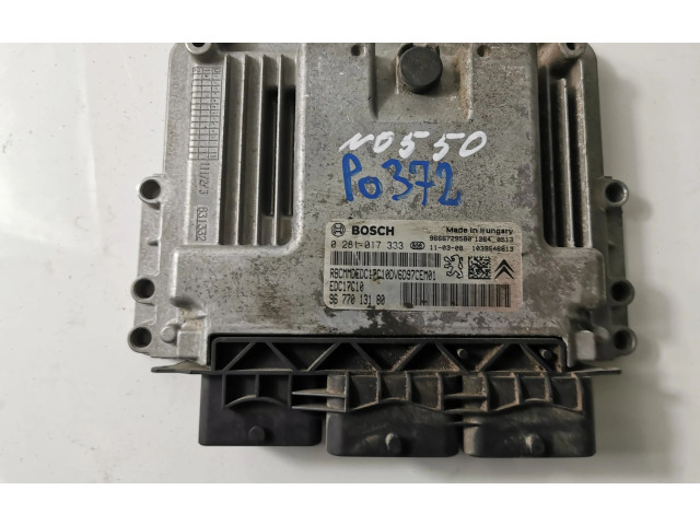 Řídící jednotka 9677013180, 0281017333   Peugeot 207 2011