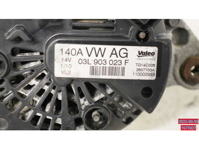 Генератор 03L903023FX, TG14C026   Volkswagen Tiguan      