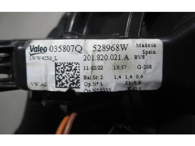 Вентилятор печки    2Q1820021A, 035807   Volkswagen T-Cross