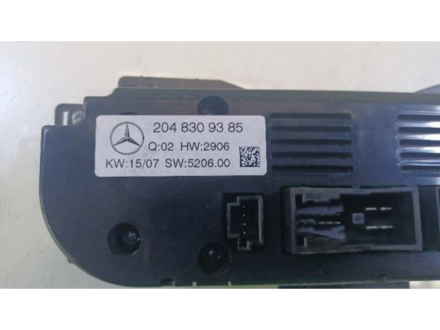 Блок управления климат-контролем A2048308285, 2048309385   Mercedes-Benz CLK AMG A208 C208