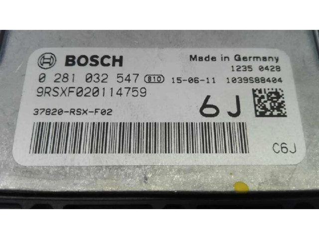 Řídící jednotka 0281032547, 9RSXF020114759   Honda CR-V 1984