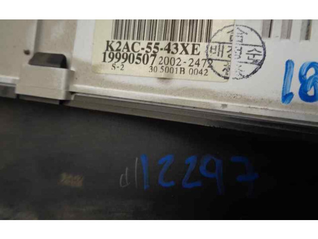 Панель приборов 0K24K55430A, K2AC5543XE   KIA Sephia       
