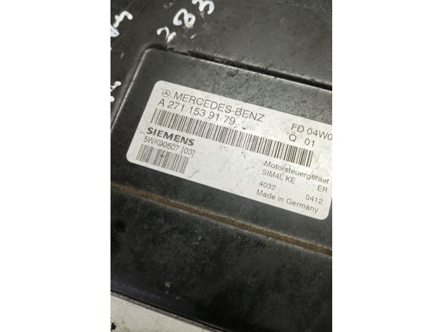 Блок управления двигателя A2711539179   Mercedes-Benz SLK R171