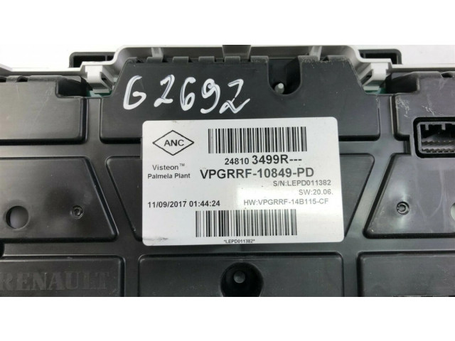 Přístrojová deska  Renault Captur 2018 248103499R, G2692  