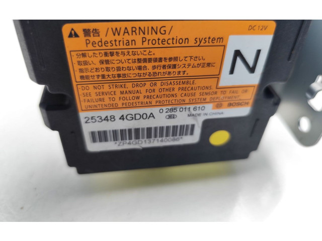 Блок подушек безопасности 25348-4GD0A, 0285011610   Infiniti Q50