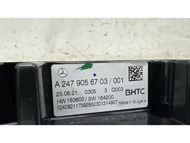 Блок управления климат-контролем A2479056703   Mercedes-Benz CLA C118 X118