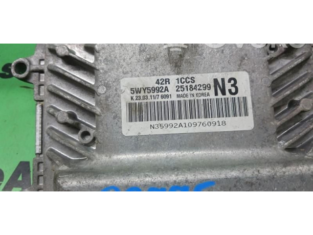 Řídící jednotka 5WY5992A.   Chevrolet Aveo 2006