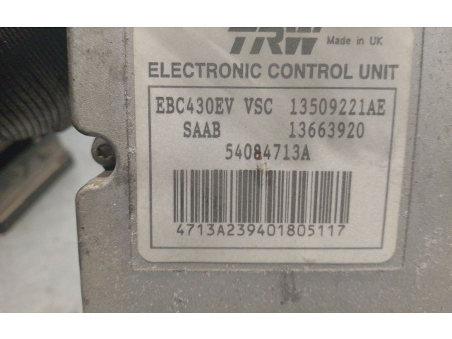 Jednotka ABS 12801324, 13663920   Saab 9-3 Ver2 2005