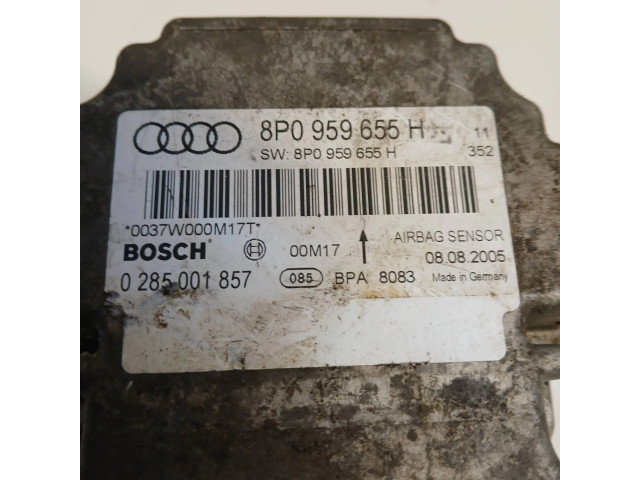 Блок подушек безопасности 8P0959655H, 0285001857   Audi A3 S3 8P