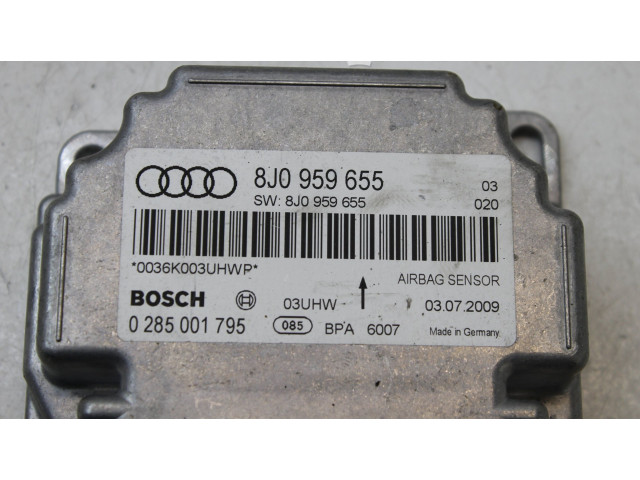 Блок подушек безопасности 8J0959655, 0285001795   Audi TT TTS Mk2