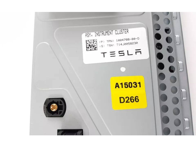 Přístrojová deska  Tesla Model S 2018 100478800D, 1004788-00-D  
