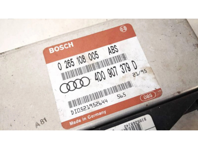 Блок управления АБС 0265108005, 4D0907379D   Audi A6 S6 C4 4A