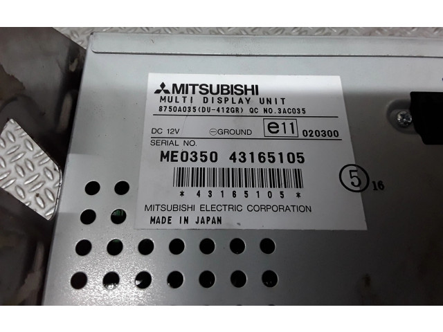 Дисплей    8750A035   Mitsubishi Grandis