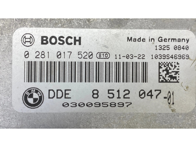 Řídící jednotka 8512047, 030095897   BMW 3 E90 E91 2006