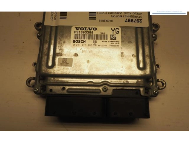 Řídící jednotka 0281015286   Volvo XC60 2010