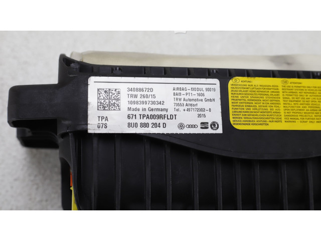 Руль Audi Q3 8U  2011 - 2016 года 8U0880204D, 671TPA009RFLDT      