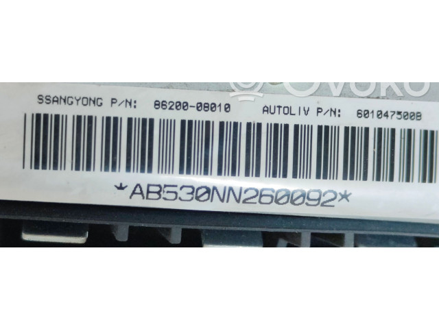 Подушка безопасности водителя 8620008010   SsangYong Rexton