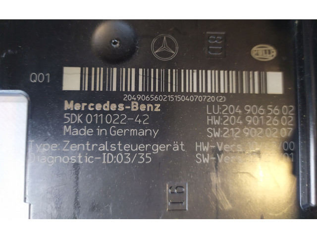   Pojistková skříňka 2049065602   Mercedes-Benz E W212 2009