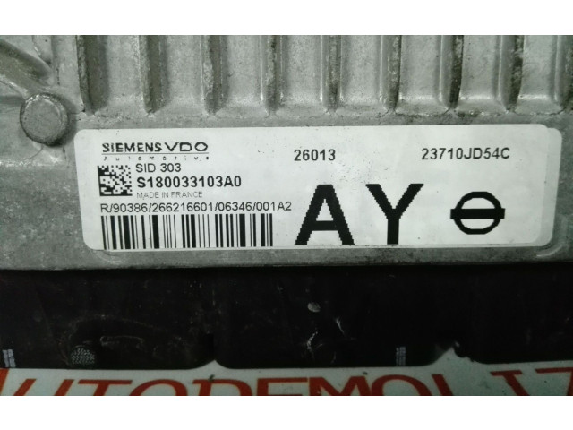 Řídící jednotka 23710JD54C, 23710JD54C   Nissan Qashqai 2007
