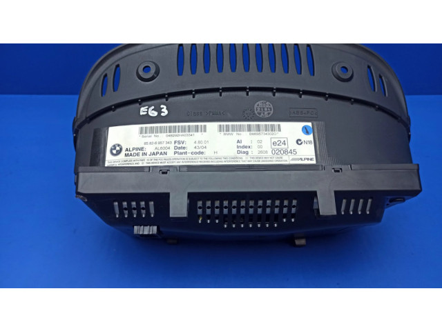 Дисплей    65826957343   BMW 6 E63 E64