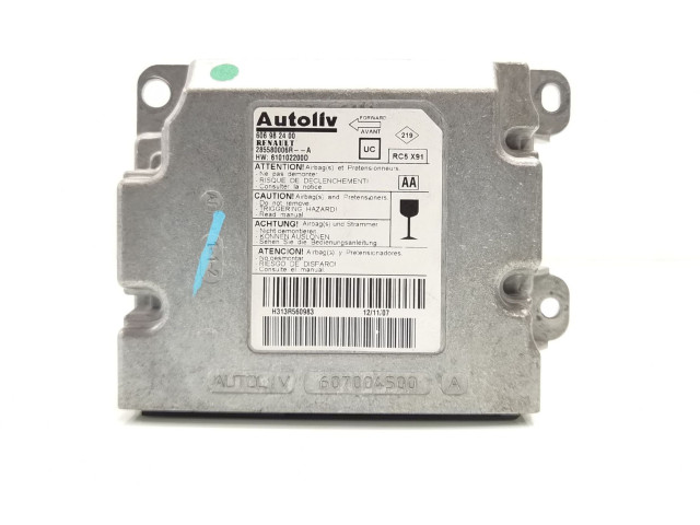 Блок подушек безопасности 285580006RA, 606982400   Renault Laguna III
