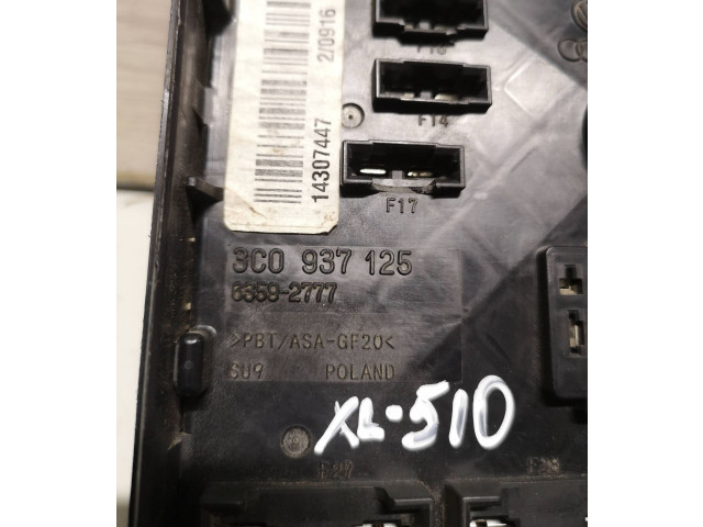 Блок предохранителей 3C0937125, 63592777   Volkswagen Sharan    