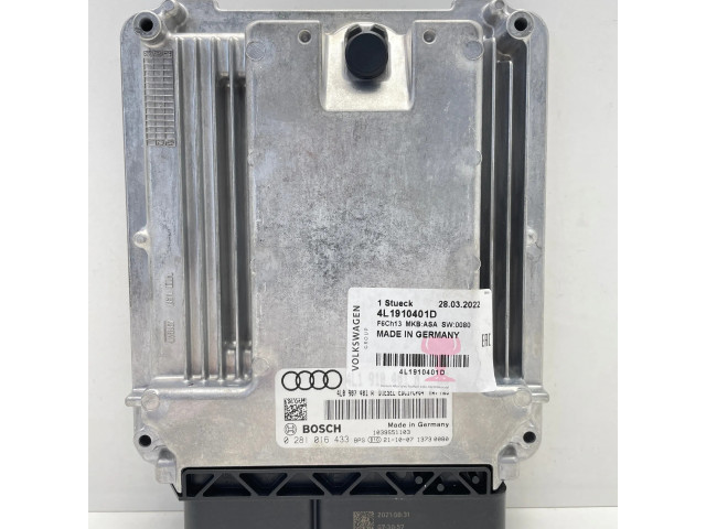 Блок управления двигателя 4L0907401A, 4L1910401D   Audi Q7 4L