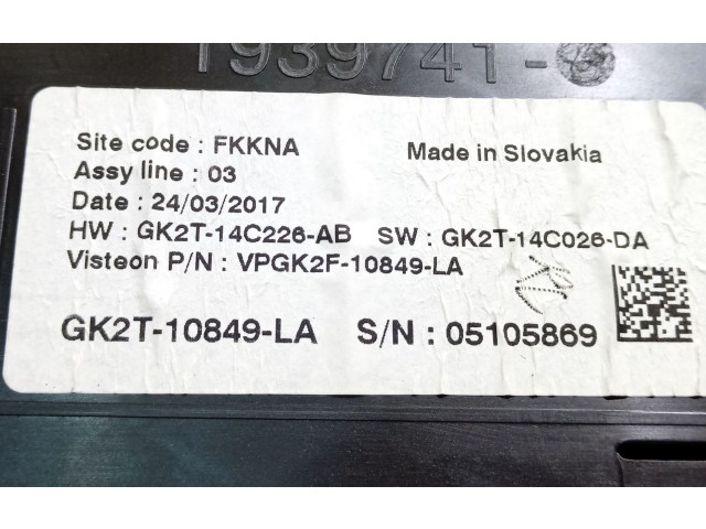 Панель приборов GK2T10849LA, 2422688   Ford Tourneo       