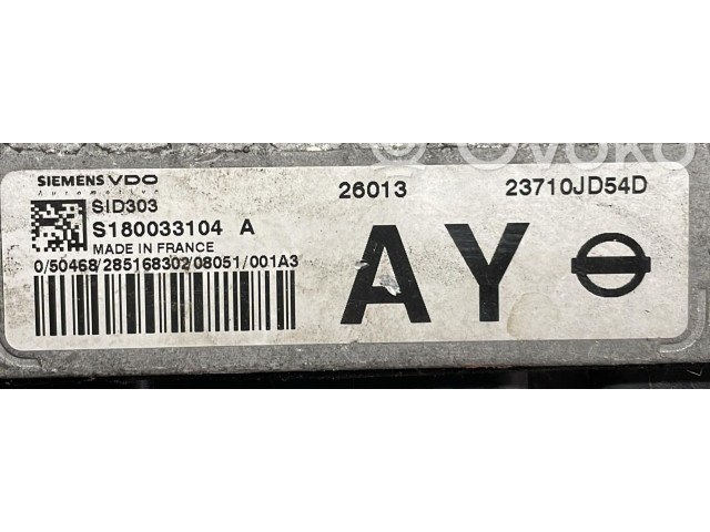 Řídící jednotka 23710JD54D, 23710JD54D   Nissan Qashqai 2008