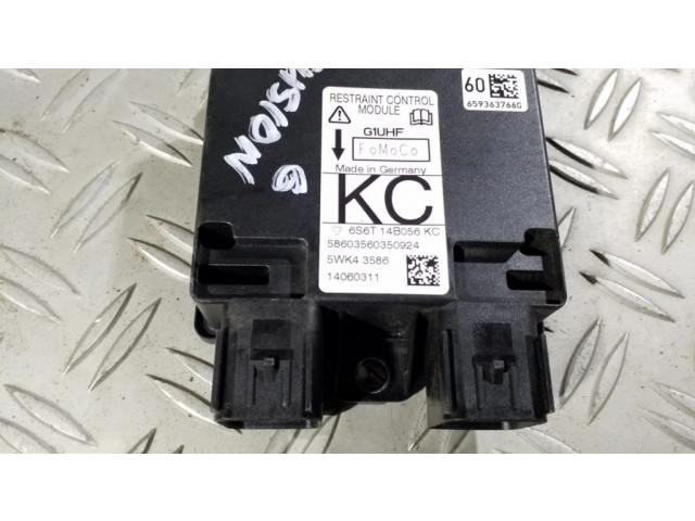 Блок подушек безопасности 6S6T14B056KC, 5WK43586   Ford Fiesta