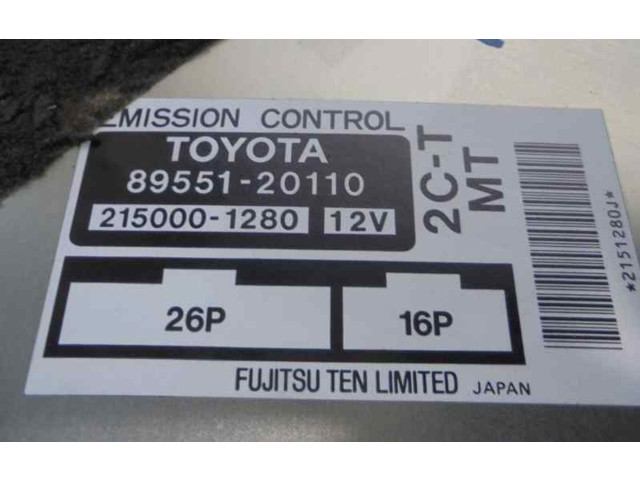 Řídící jednotka 8955120110, 2150001280   Toyota Carina T210 1997