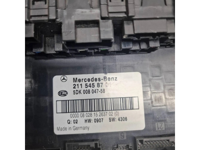   Pojistková skříňka 5DK00804758, 2115458701   Mercedes-Benz E W211 2008