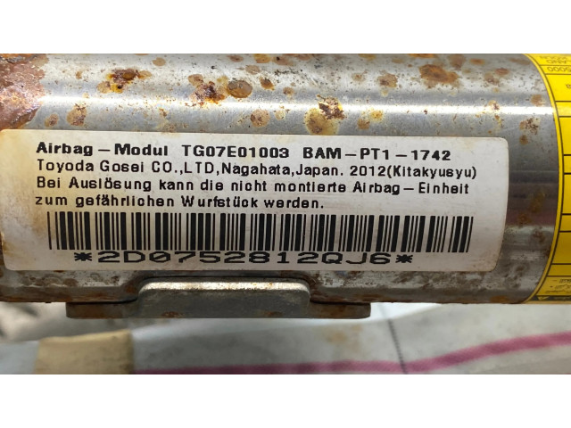 Боковая подушка безопасности TG07E01003, 2D0752812QJG   Lexus RX III