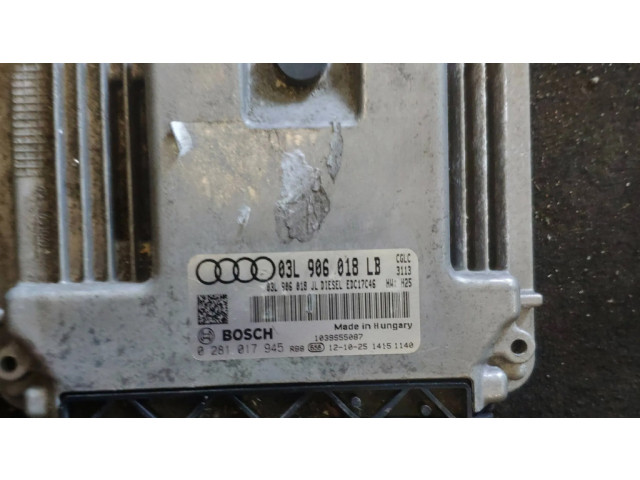 Блок управления двигателя 03L906018JL, 0281017945   Audi A6 C7