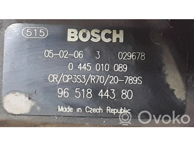 Vstřikovací čerpadlo 9651844380, 0445010089   Ford Focus C-MAX  pro naftový motor 1.6  
