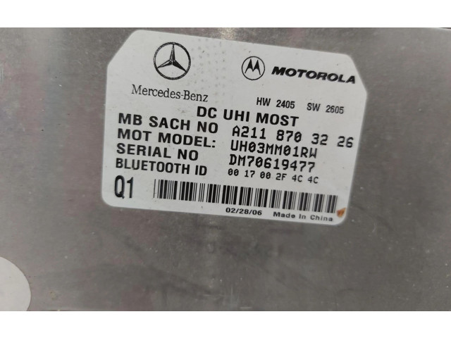 Блок управления двигателя A2118703226   Mercedes-Benz ML W164